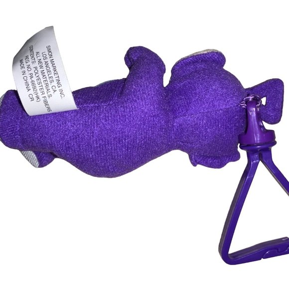 2000 Tinky Winky Purple TeleTubbies McDonald's Key Chain - Picture 9 of 10